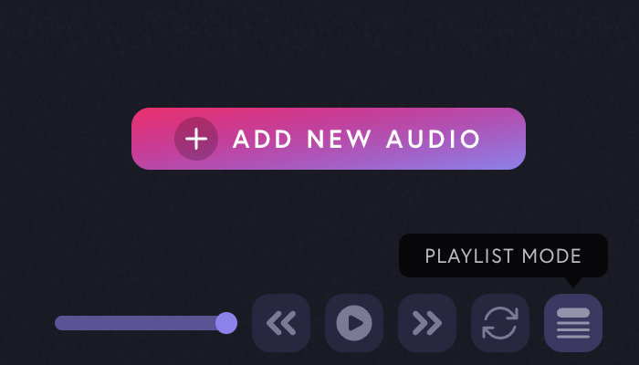 Playlist Mode Button